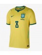Brazílie Bruno Guimaraes #8 Domácí Dres MS 2026 Krátký Rukáv